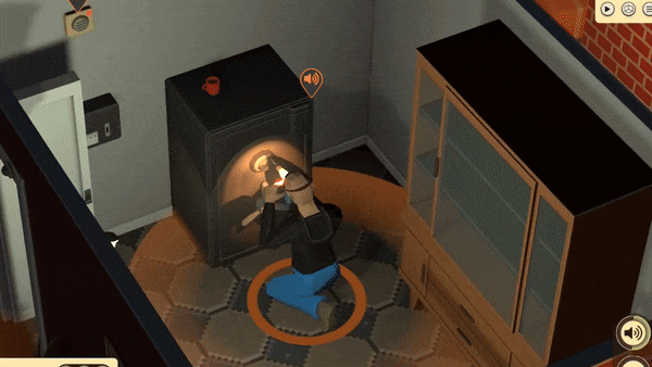 Gif showing animations created using motion capture in Break, Enter, Repeat